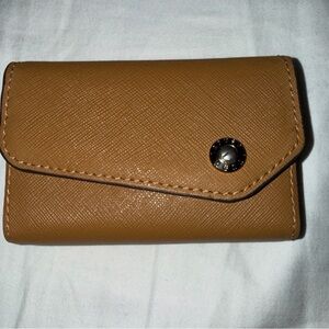 Henri Bendel Camel Tan Card Case